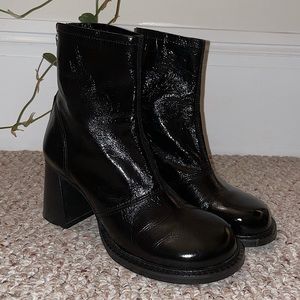 TopShop Heeled Leather Boot